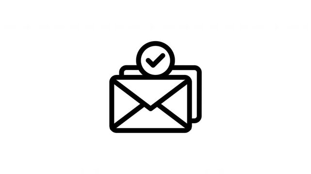 verified mail animated icon