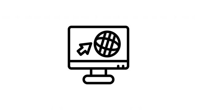 web browser animated icon