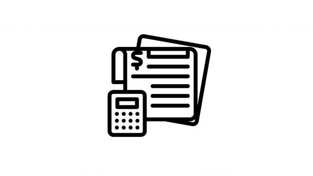 budget animated icon