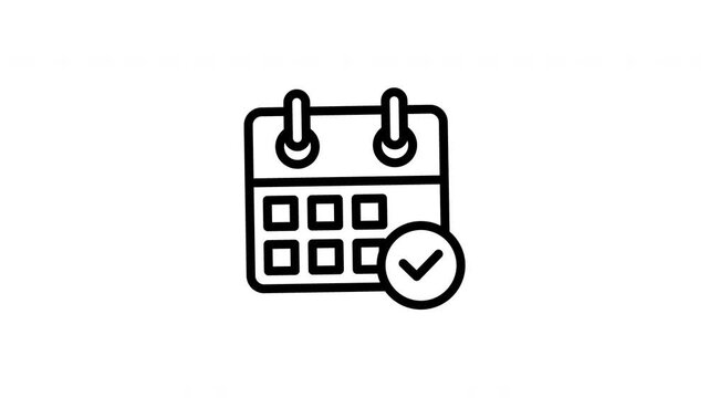 calendar animated icon