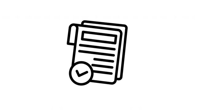 checklist animated icon