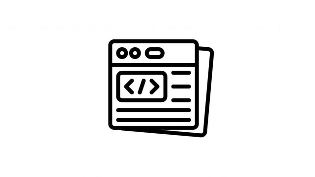 code animated icon