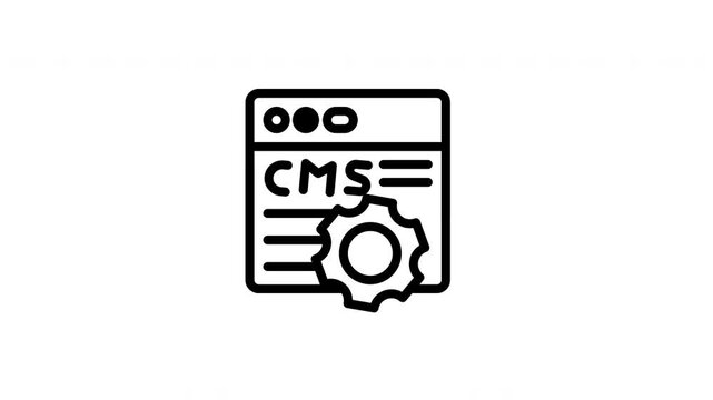 CMS animated icon