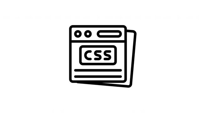 CSS animated icon