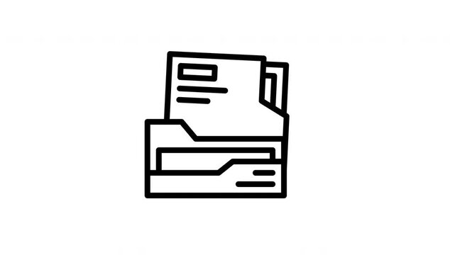 file folder animated icon