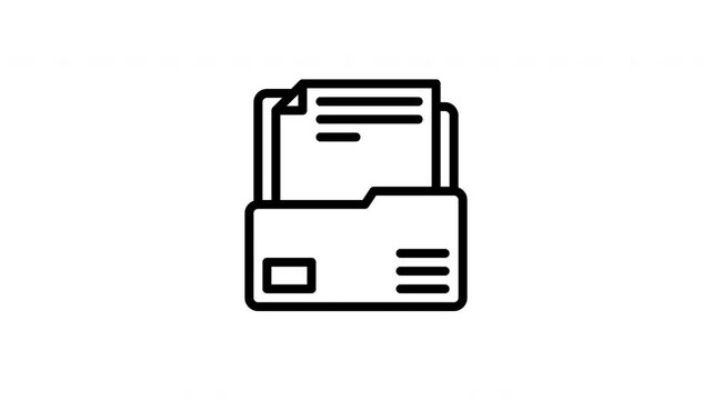 file folder animated icon