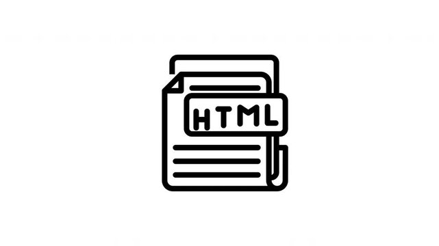 HTML animated icon