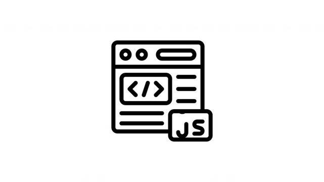 JavaScript animated icon