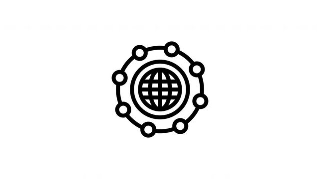 network animated icon