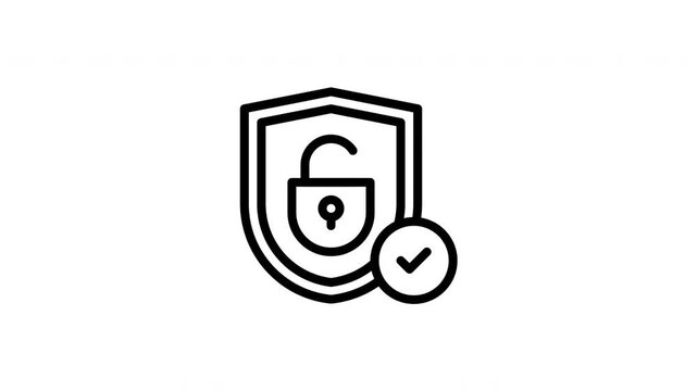 security animated icon