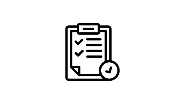 survey animated icon