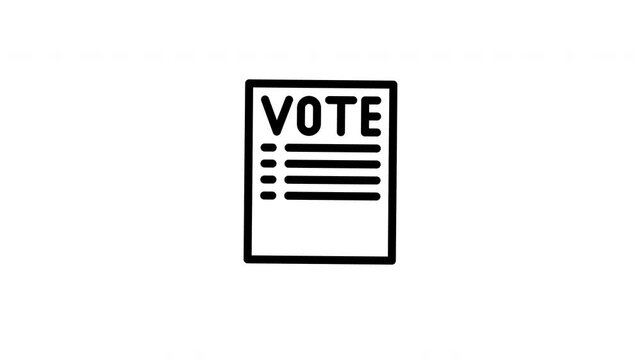 voting animated icon
