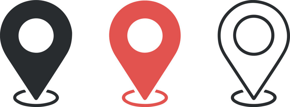 Location pins for delivery tracking