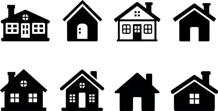 House icons for real estate apps