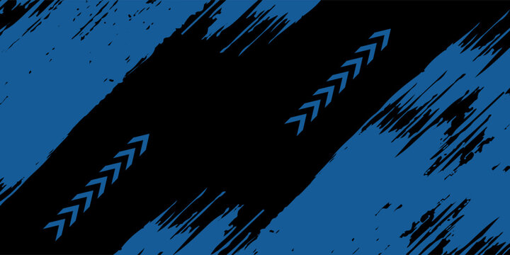 light blue black brush wrap car sticker pattern abstract banner sporty lines. vector modern