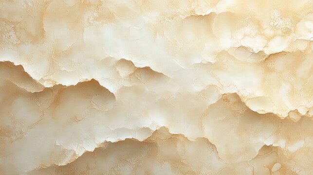 soft layered beige marble and torn parchment texture with cloudlike formations and a warm calm atmosphere