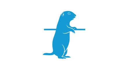 Blue Seal Standing on Hind Legs. © Abraca