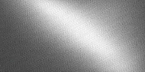 Obraz premium Abstract polished metal texture with diagonal pattern reflecting light.
