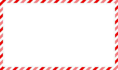 Fototapeta premium red pink stripes frame, valentines day announcement message template, love greetings background