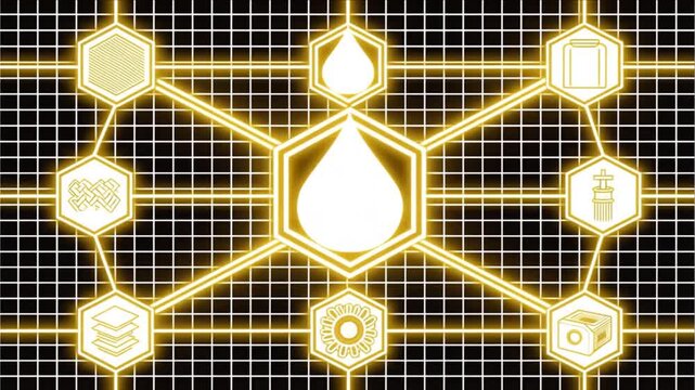 Fuel distribution network on black grid for energy supply chain