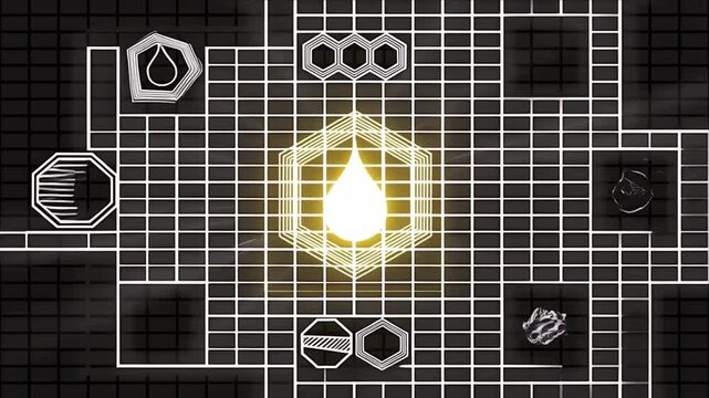 Naphtha distillation network on dark grid for petrochemical industry