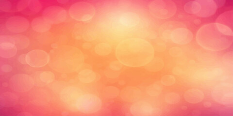 Abstract blurred circles form a dreamy backdrop, with varying hues and shapes of bokeh effect. Soft focus gives a sense of magic and light in this vibrant artistic abstract background. © Artova