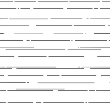 Gray horizontal lines of varying lengths create an abstract, minimalist pattern