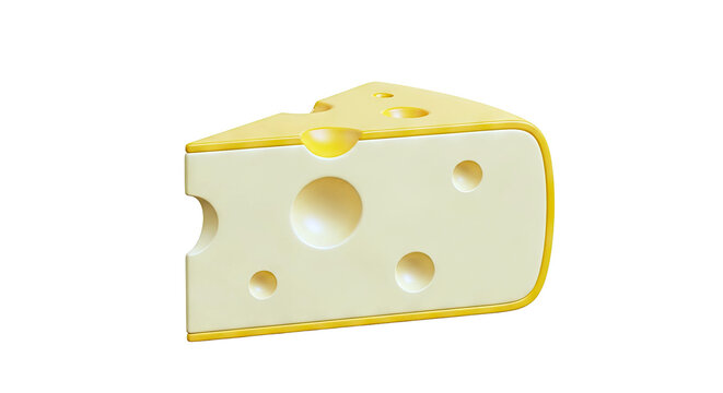 Slice of Swiss Cheese with Holes
