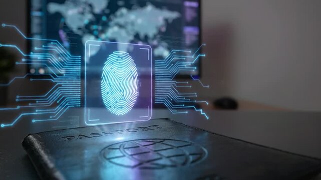 Digital identity security geopolitics ai governance data privacy sovereignty passport technology hologram fingerprint data flow protection