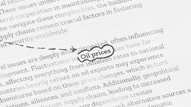 Strait of Hormuz Crisis Animation with Oil Tanker Blockade and Global Economic Impact in Newspaper Typography Style