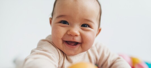 Baby's First Smile: Joyful Expression of Infancy