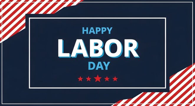 Happy labor day celebration background
