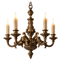 Fototapeta premium Ornate Vintage Chandelier Candle Style