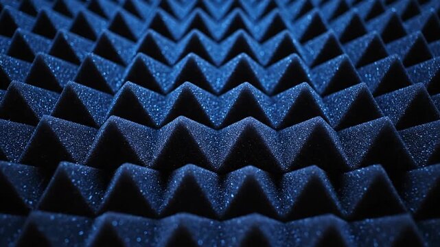 Abstract Geometric Pattern with Triangular Pyramids