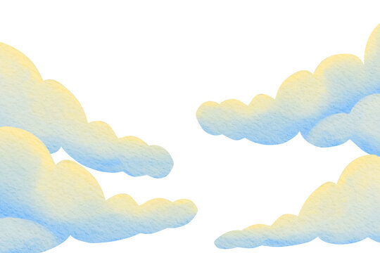 Illustration of Blue Clouds