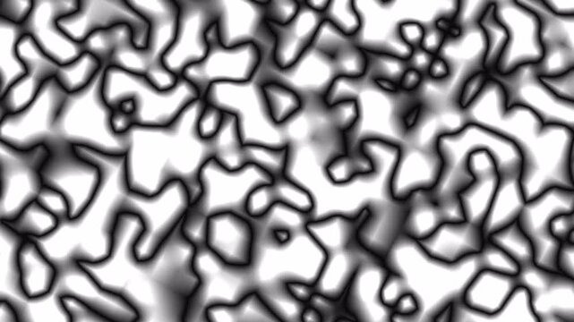 Microscopic Cellular Distortion Web Pattern Texture For Microscopic Biology Medical Science Concept And High Tech Abstract Design 4K Alpha Channel