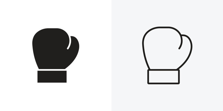 Boxing glove vectors icons pack for apps and Ui Ux desigs