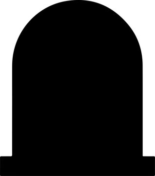 Vector tombstone icon