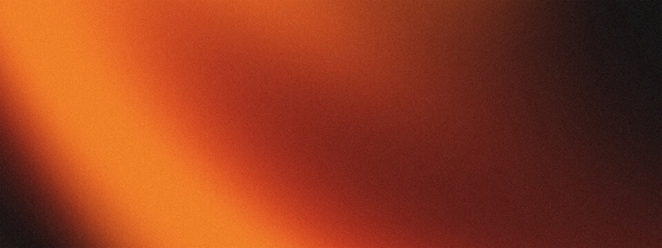 Grainy Abstract Gradient Background with Warm Orange and Dark Earth Tones