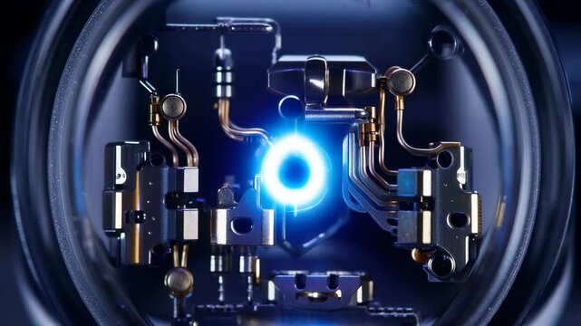 Microphone capsule with captive plasma electricity dancing inside