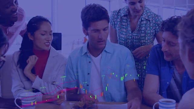 Globe animation emphasizes continuous learning in a global digital business context.