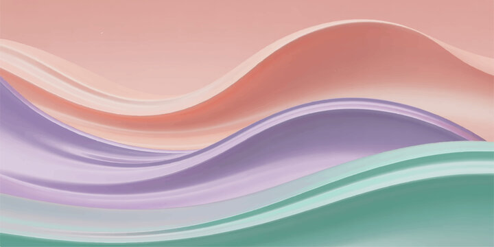 Abstract colorful vector design featuring artistic blue wave curves and flowing lines on a light textured backdrop for a modern business banner wallpaper