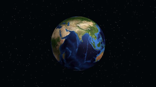Earth Zoom Animation Focusing on Allentown Pennsylvania in the United States