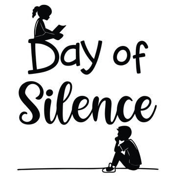 day of silence, day, silence, tranquility, people, lonely, silent