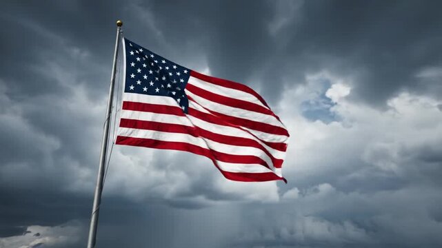 American flag video