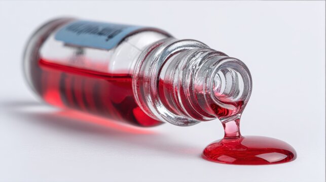 Decongestant Eye Drops Redness Relief Vasoconstrictor Medication Ophthalmology Medical Concept