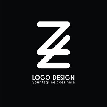 ZC ZC Logo Design, Creative Minimal Letter ZC ZC Monogram