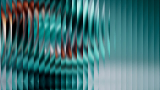 Abstract glass vibrant colorful gradient ripple texture holographic colors and soft noise futuristic vector background