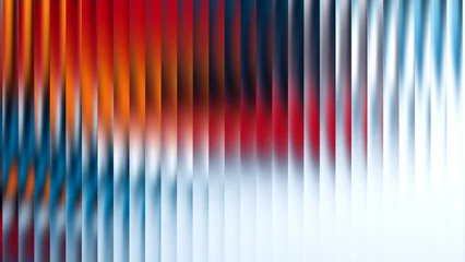 Fotobehang Kunst Abstract glass vibrant colorful gradient ripple texture holographic colors and soft noise futuristic vector background  © RIHAN