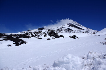 Neige sur l'Etna en Sicile  © Gwenaelle.R